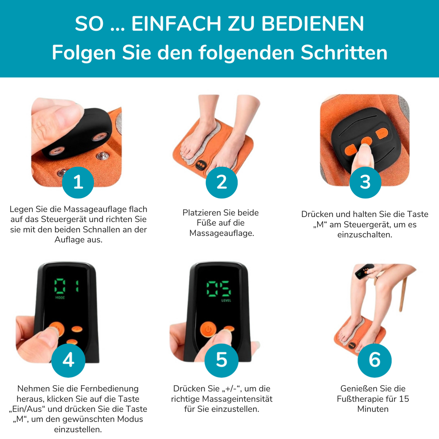 relievey™ NMES foot massager