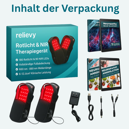 relievy™ Rotlicht & NIR Therapiegerät