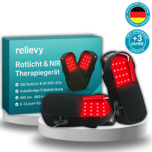 relievy™ Rotlicht & NIR Therapiegerät